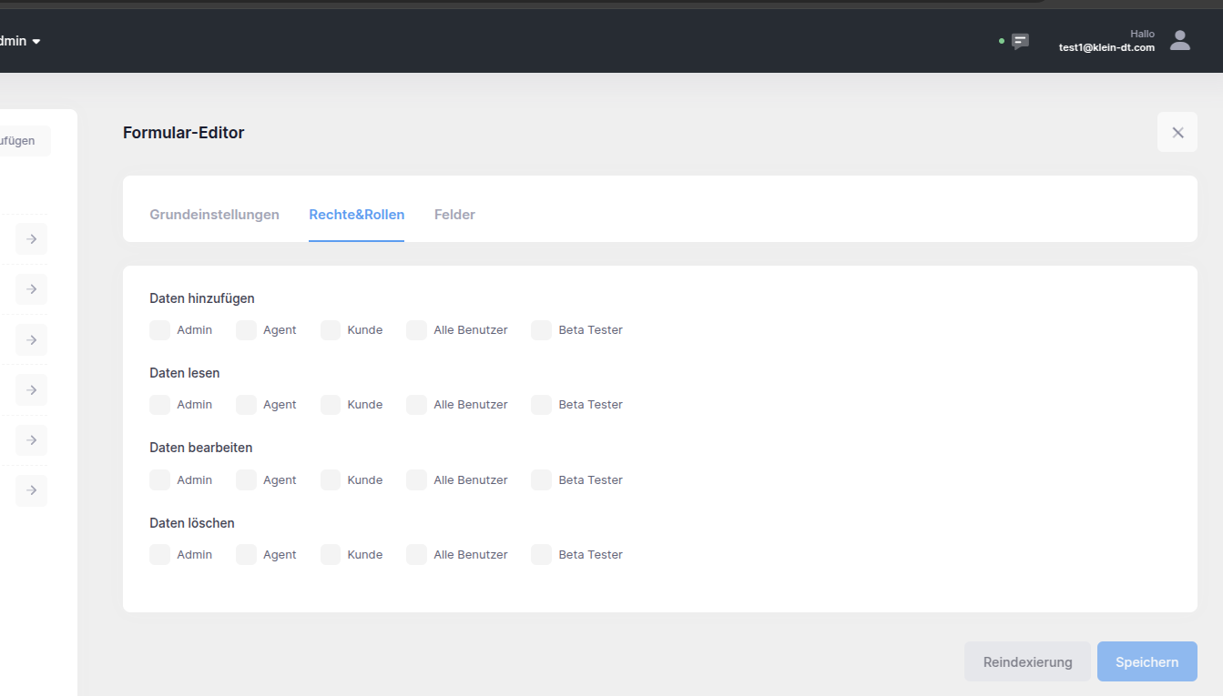 forms create form acl
